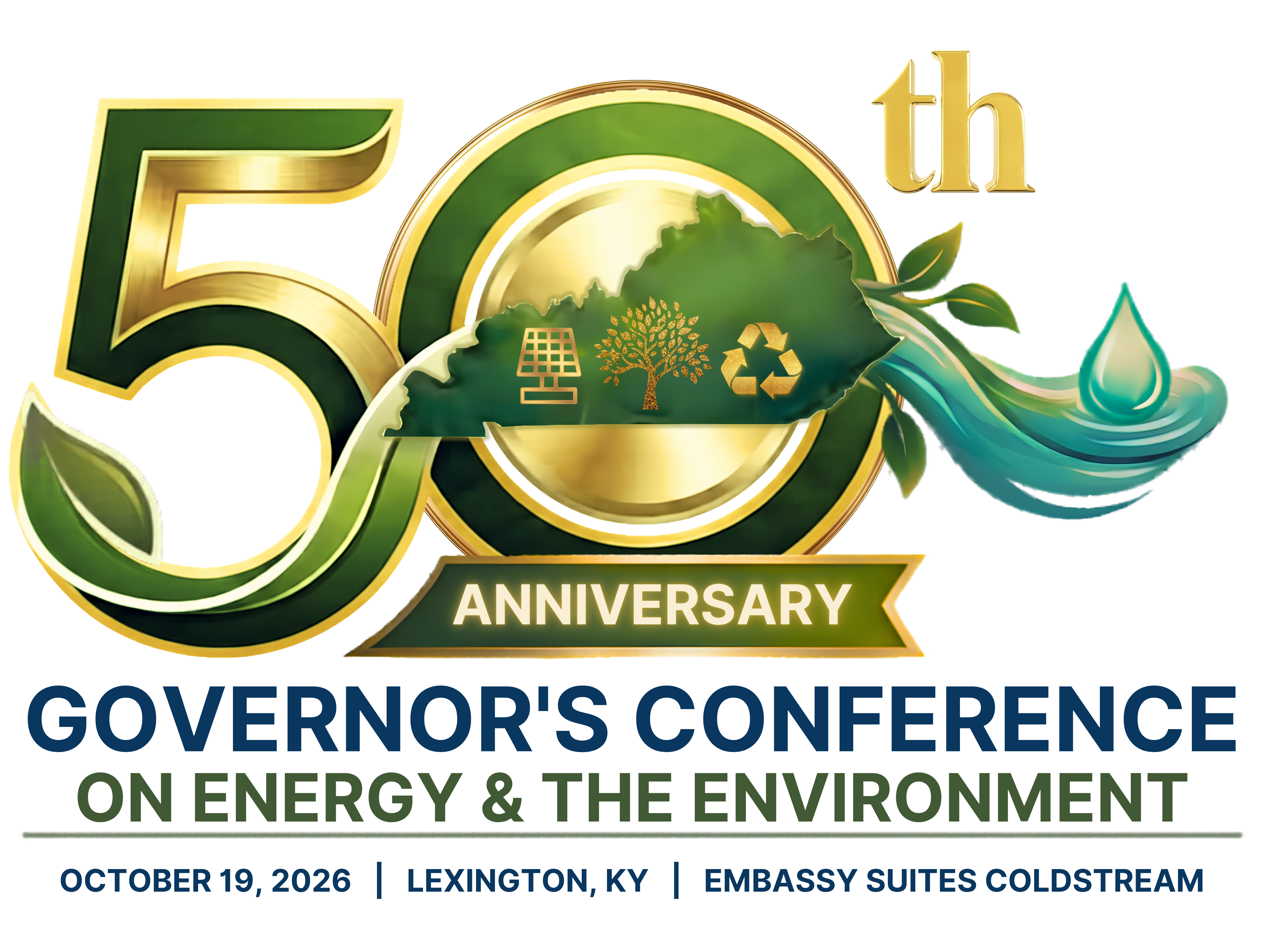 Logo: 50th Anniversary of Governor's Conference on Energy & the Environment