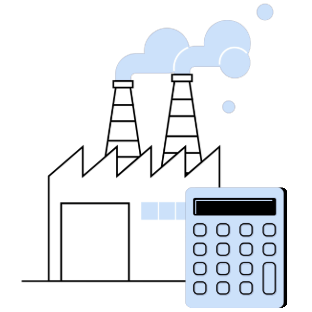 A factory emitting a cloud of pollutants into the atmosphere