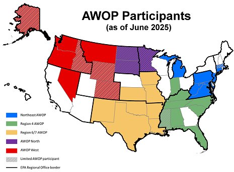 Map of AWOP Participants