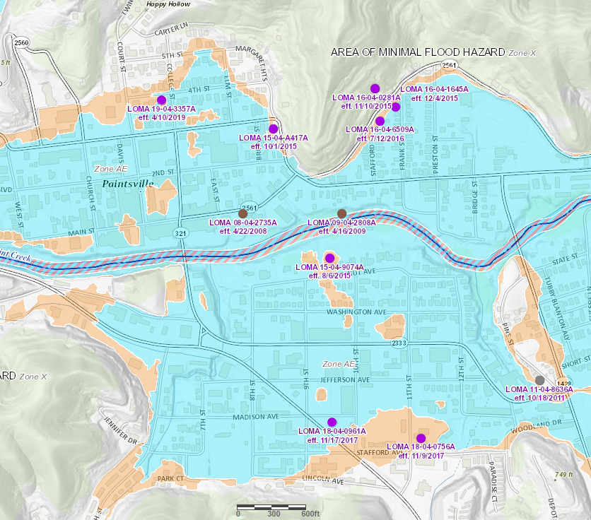 Flood Map example