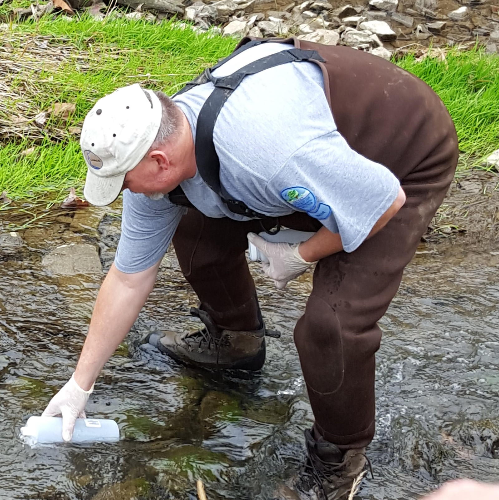 Volunteer monitoring water quality