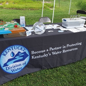 Outreach booth at event.