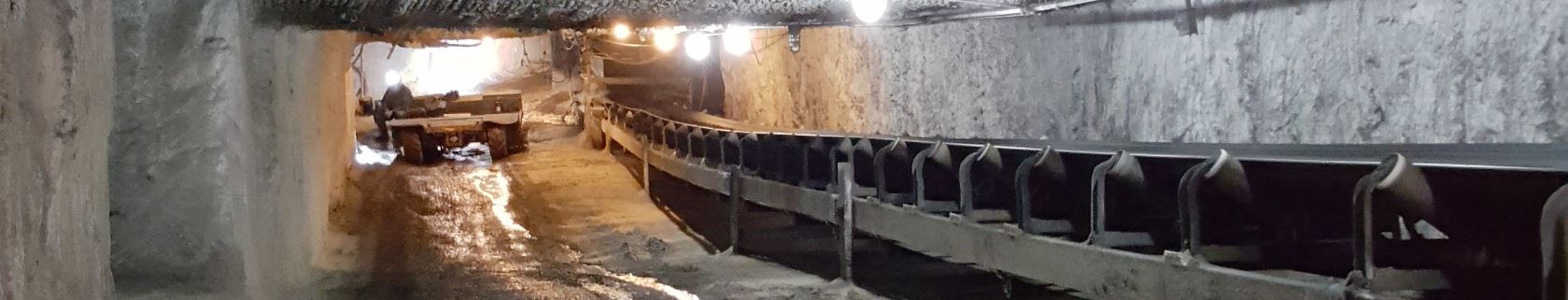 Inside of a coal mine