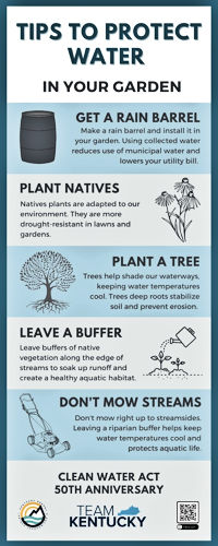Tips to Protect Water In Your Garden (click for larger image)