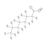 chemical structure of PFOA