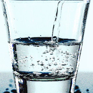 Photo of a glass of water