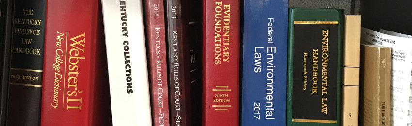 image of environmental law books