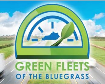 logo for Green Fleets of the Bluegrass, reneuable energy vehicles.