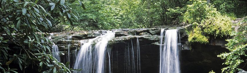 Image of waterfall on Martin's Fork.