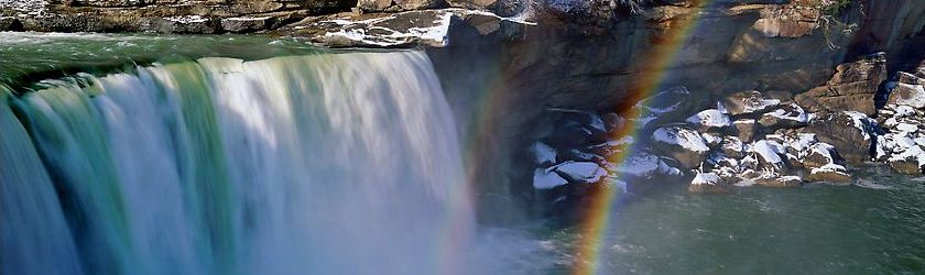Rainbow over Cumberland Falls