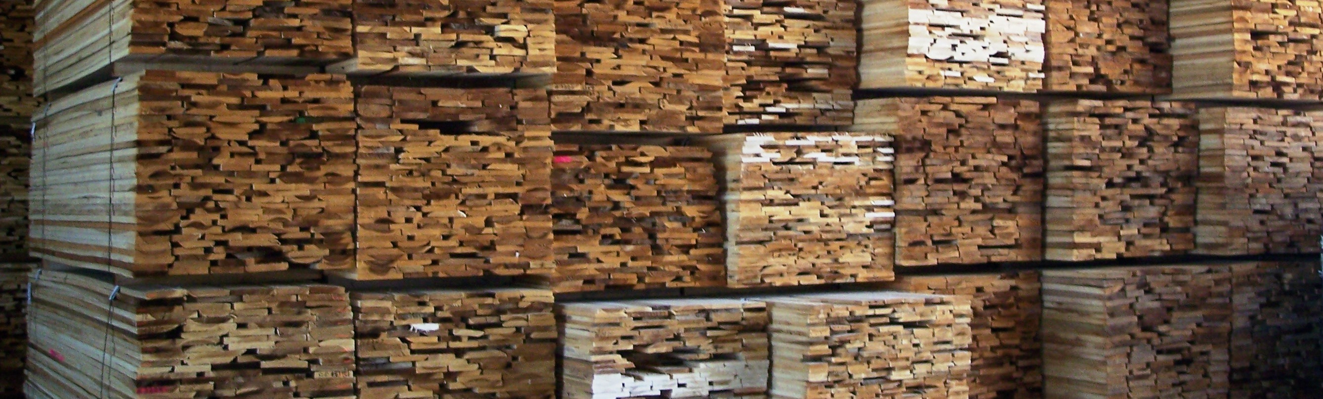 stacks of sawn timber