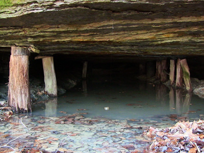 Dangerous abandoned mine opening