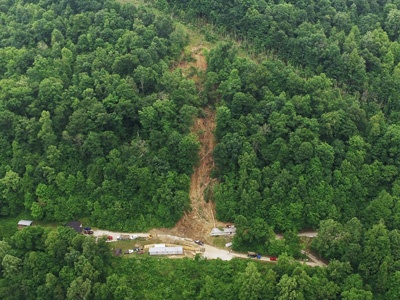 Hazardous Landslide